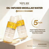 【NEW LAUNCH】NPURE POWER CLEAR OIL-INFUSED MICELLAR WATER / Pembersih Wajah / Oil Cleanser