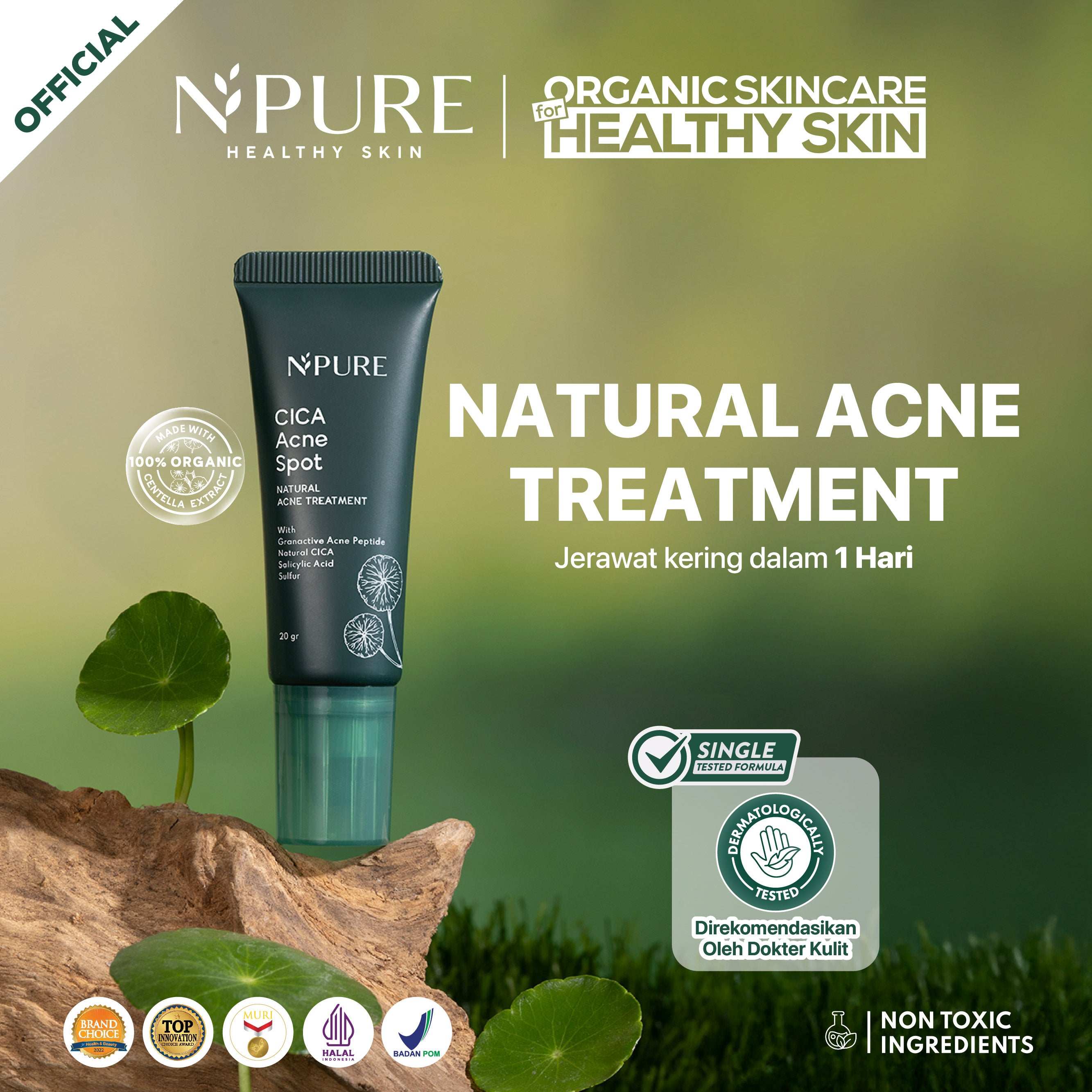 NPURE ACNE SPOT TREATMENT 20GR - Main Image