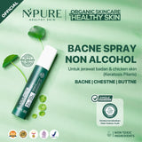 NPURE Bacne Spray Untuk Jerawat Punggung & Badan