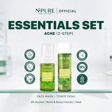 NPURE PAKET Face Toner + Face Wash (Cica Series)