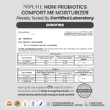 NPURE NONI PROBIOTICS "COMFORT ME" MOISTURIZER