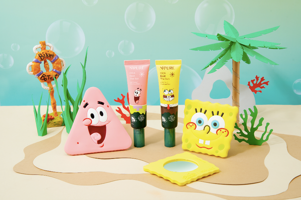 Lawan Matahari dengan Sunscreen Special Edition Spongebob SquarePants NPURE Cica Beat The Sun SPF 50+ PA++++
