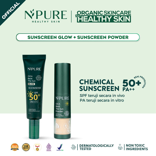 Bundling Sunscreen Glow & Sunscreen Powder