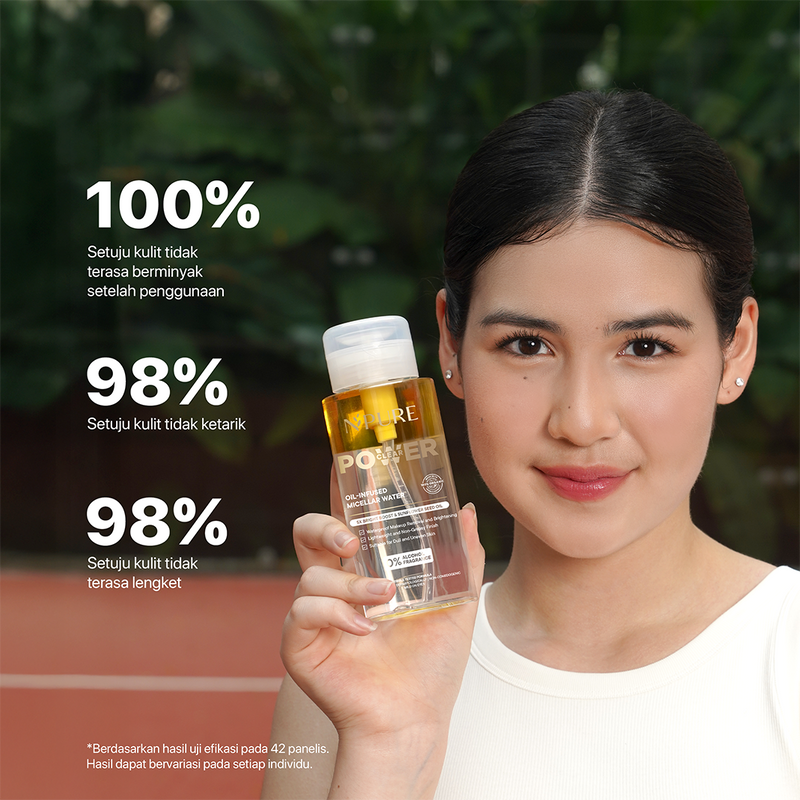 【NEW LAUNCH】NPURE POWER CLEAR OIL-INFUSED MICELLAR WATER / Pembersih Wajah / Oil Cleanser