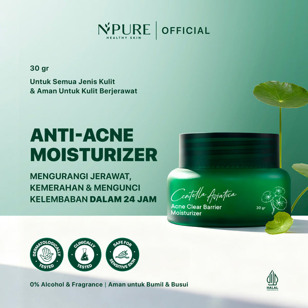 NPURE Centella Asiatica Acne Clear Barrier Moisturizer