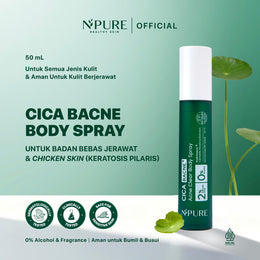 NPURE Bacne Spray Untuk Jerawat Punggung & Badan