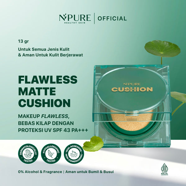 NPURE CENTELLA ASIATICA FLAWLESS MATTE POWER CUSHION / REFILL CUSHION