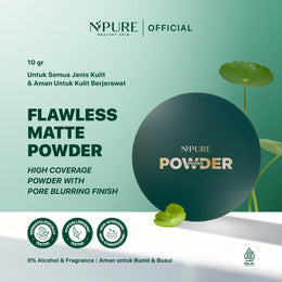 [TASYA FARASYA APPROVED] NPURE Centella Asiatica Power Powder / Bedak / Powder Fondation / Powder For Acne Skin / Bedak Kulit Berjerawat