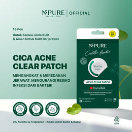【NEW LAUNCH】NPURE ACNE CLEAR PATCH ISI 18pcs / Patch Jerawat / Acne Skin