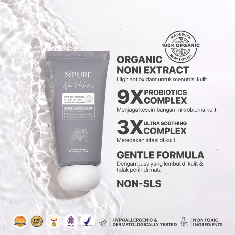 NPURE Gel Cleanser Noni Probiotics Cleanse Me Softly 50ml