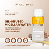 NPURE POWER CLEAR OIL-INFUSED MICELLAR WATER / Pembersih Wajah / Oil Cleanser