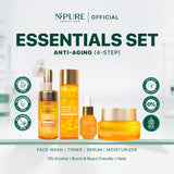 NPURE Paket 4 PCS Cleanser | Toner | Serum  | Moisturizer