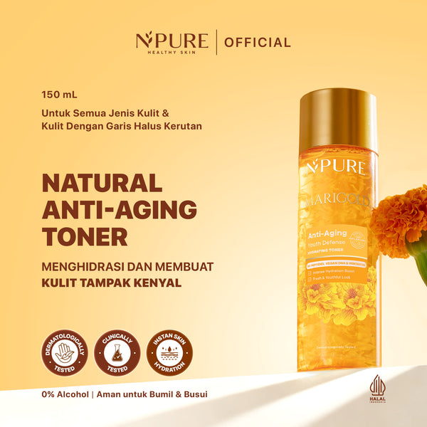 NPURE MARIGOLD ANTI-AGING YOUTH DEFENSE HYDRATING TONER