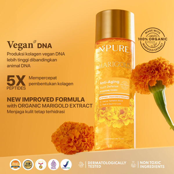 NPURE MARIGOLD ANTI-AGING YOUTH DEFENSE HYDRATING TONER