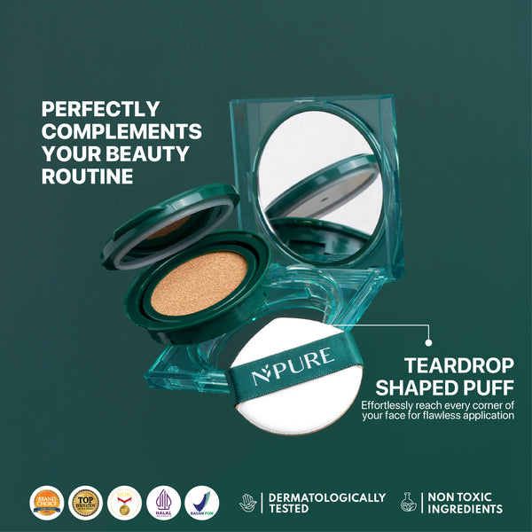 NPURE CENTELLA ASIATICA FLAWLESS MATTE POWER CUSHION / REFILL CUSHION
