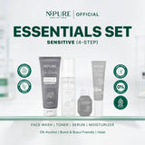 NPURE Paket 4 PCS Cleanser | Toner | Serum  | Moisturizer