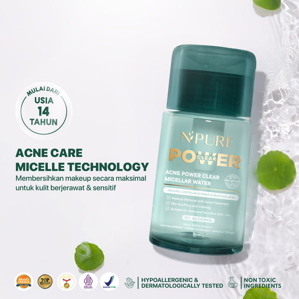 NPURE ACNE POWER CLEAR MICELLAR WATER 100ml