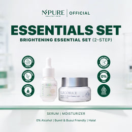 NPURE Bundling Licorice Serum + Licorice Moisturizer 30gr