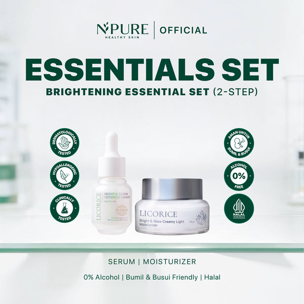 NPURE Bundling Licorice Serum + Licorice Moisturizer 30gr