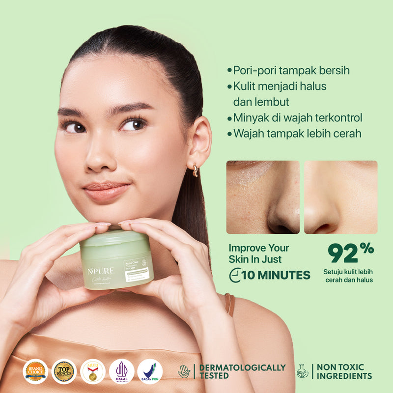 NPURE CENTELLA ASIATICA ACNE CLEAR CHOCOMINT CLAY MASK