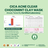 NPURE CENTELLA ASIATICA ACNE CLEAR CHOCOMINT CLAY MASK