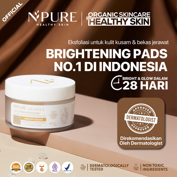 NPURE LICORICE LIGHT UP BRIGHTENING PAD