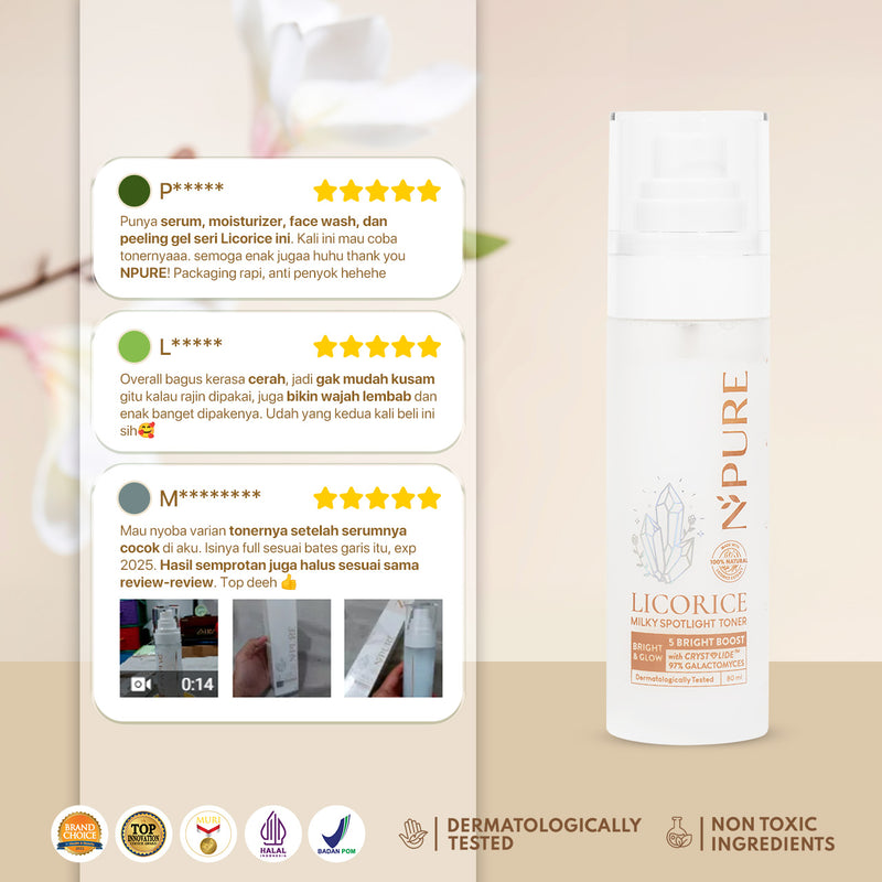 NPURE LICORICE MILKY SPOTLIGHT TONER