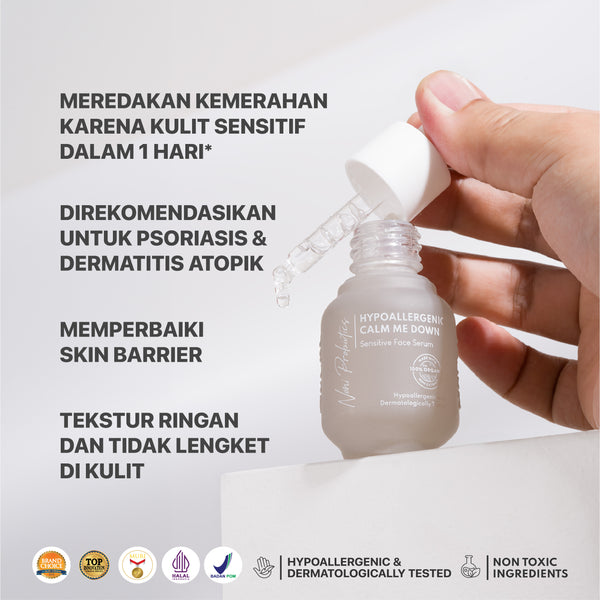 Noni Probiotics Hypoallergenic Calm Me Down Sensitive Face Serum 20ml