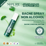 NPURE Bacne Spray Untuk Jerawat Punggung & Badan