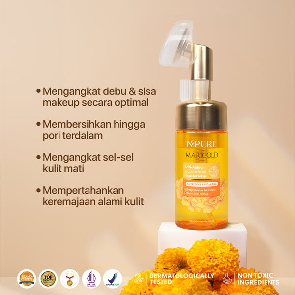 NPURE Marigold Deep-Cleanse Facial Wash