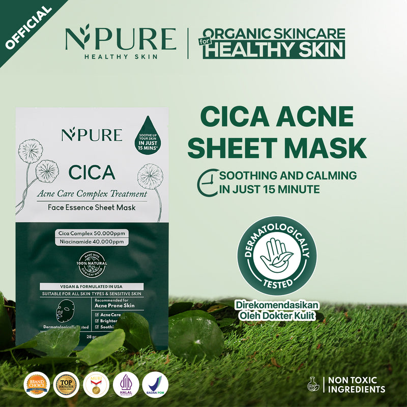 NPURE Cica Face Sheet Mask