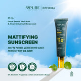 NPURE NPURE SUNSCREEN CICA BEAT THE SUN MATTE SPF 50+ PA++++