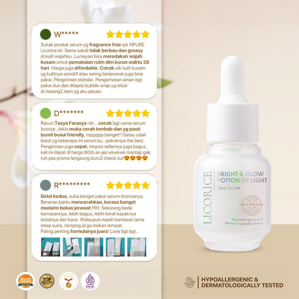 NPURE LICORICE POTION OF LIGHT SERUM