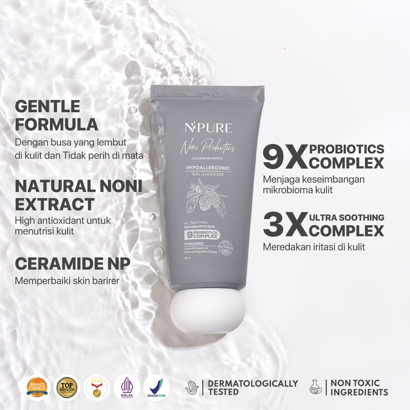 NPURE Gel Cleanser Noni Probiotics Cleanse Me Softly 50ml