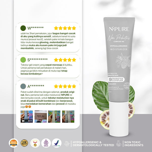 NPURE NONI PROBIOTICS "COMFORT ME" MOISTURIZER