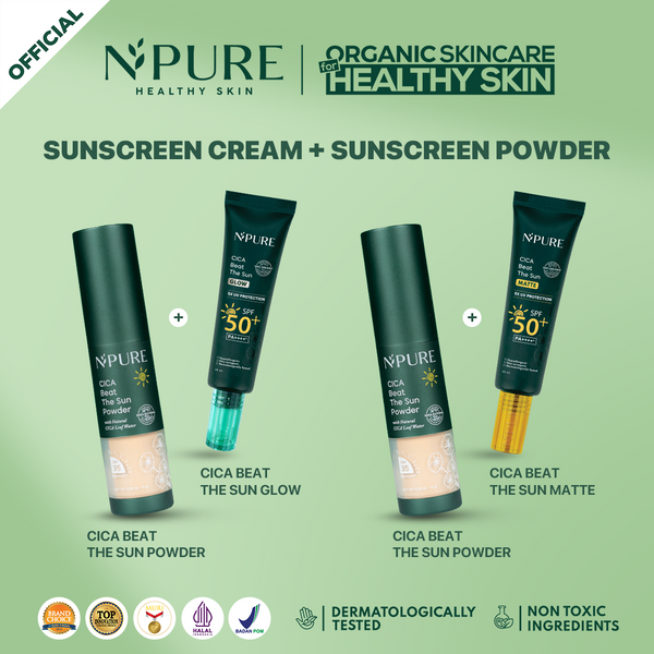 Bundling Sunscreen Glow & Sunscreen Powder