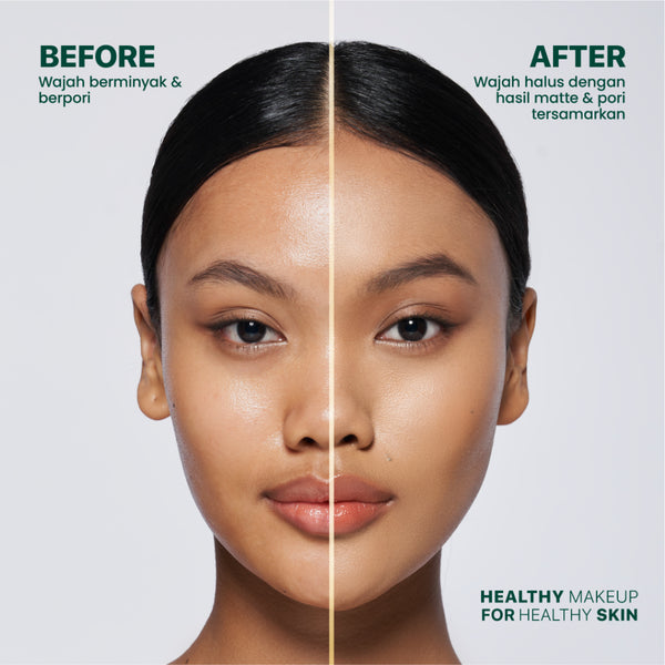 【NEW Bundle Power Series】NPURE Power Powder + Power Primer / Compact powder / Primer Serum / primer make up / Bedak padat / bedak kulit berjerawat