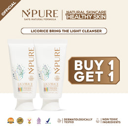 Buy 1 Get 1 Free NPURE Licorice Bring The Light Cleanser