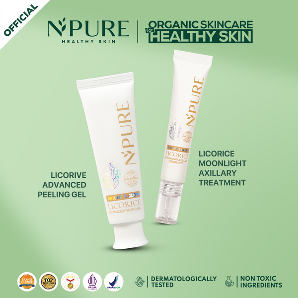 BUNDLING NPURE Peeling Gel Licorice + NPURE Axillary Treatment Licorice