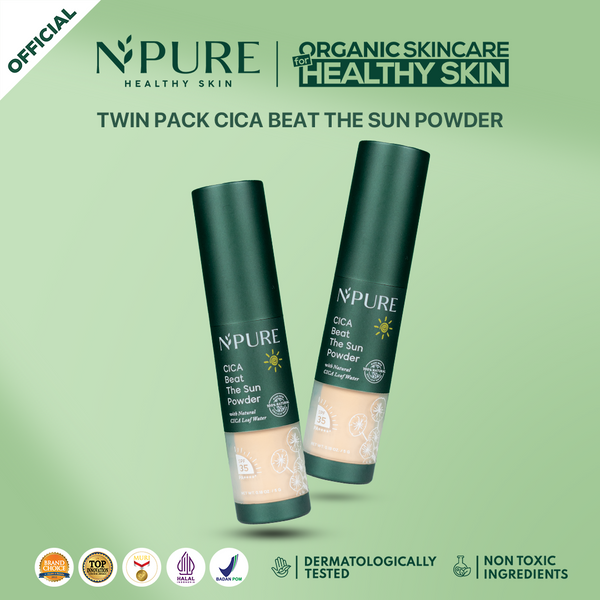 Bundling Twin Pack Npure Cica Beat The Sun Powder